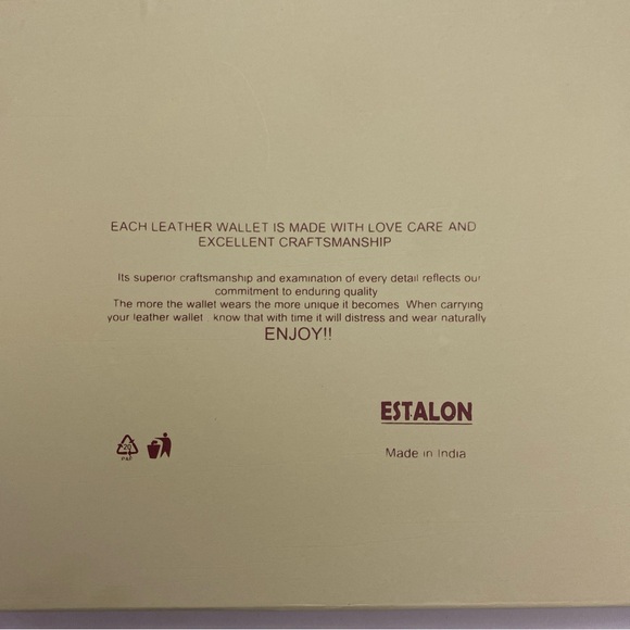 Estalon Womens Zip around Leather RFID Protection Wristlet Wallet Dark Navy Blue - Picture 6 of 8